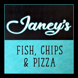 Janey's Chippy logo.